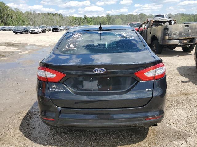 3FA6P0H76DR117875 - 2013 FORD FUSION SE BLACK photo 6