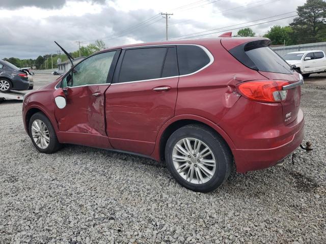 LRBFXASA5HD076835 - 2017 BUICK ENVISION PREFERRED RED photo 2
