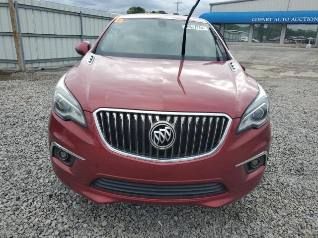 LRBFXASA5HD076835 - 2017 BUICK ENVISION PREFERRED RED photo 5