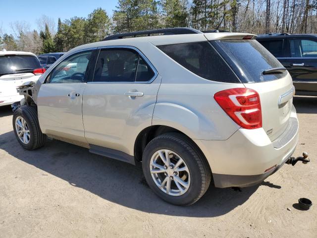 1GNALCEK4GZ102731 - 2016 CHEVROLET EQUINOX LT TAN photo 2