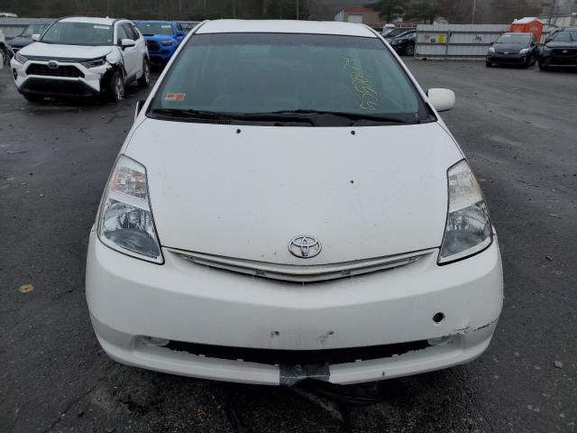 JTDKB20U853083765 - 2005 TOYOTA PRIUS WHITE photo 5