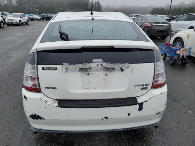 JTDKB20U853083765 - 2005 TOYOTA PRIUS WHITE photo 6