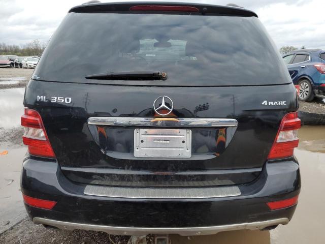 4JGBB8GB7AA553793 - 2010 MERCEDES-BENZ ML 350 4MATIC BLACK photo 6