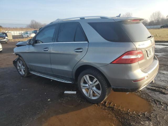 4JGDA5HB7FA448204 - 2015 MERCEDES-BENZ ML 350 4MATIC SILVER photo 2