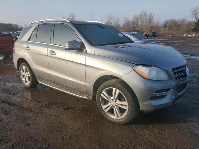 4JGDA5HB7FA448204 - 2015 MERCEDES-BENZ ML 350 4MATIC SILVER photo 4