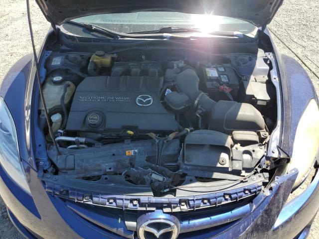 1YVHP81B795M24654 - 2009 MAZDA 6 S BLUE photo 11