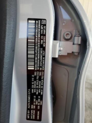 ZASPAJAN6M7C98215 - 2021 ALFA ROMEO STELVIO SPORT Silber Foto 13