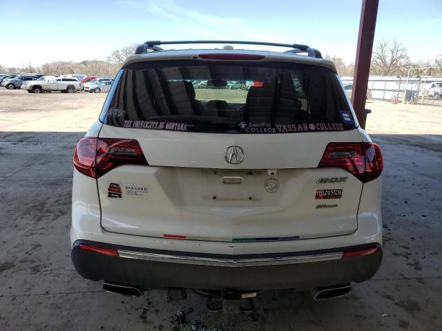 2HNYD2H60DH510324 - 2013 ACURA MDX ADVANCE WHITE photo 6