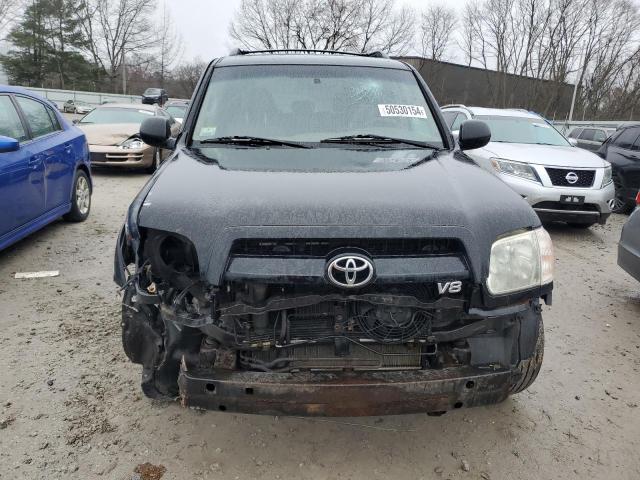 5TDBT44A97S290451 - 2007 TOYOTA SEQUOIA SR5 BLACK photo 5