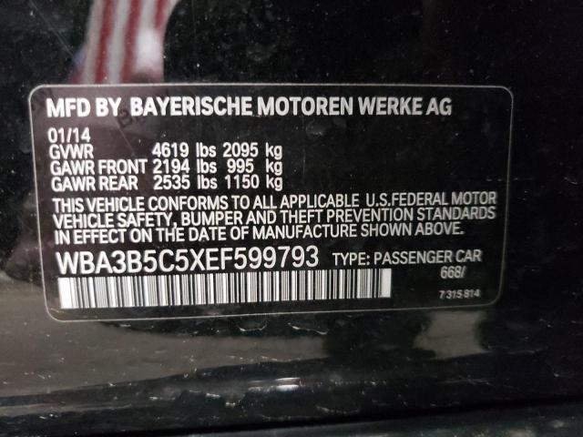 WBA3B5C5XEF599793 - 2014 BMW 328 XI SULEV BLACK photo 13