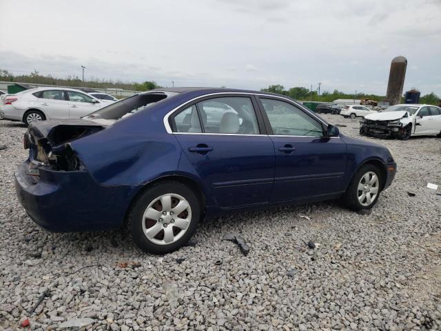 KNAGE123875150235 - 2007 KIA OPTIMA LX BLUE photo 3