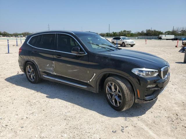 5UXTS1C09M9D71315 - 2021 BMW X3 XDRIVE30E BLACK photo 4