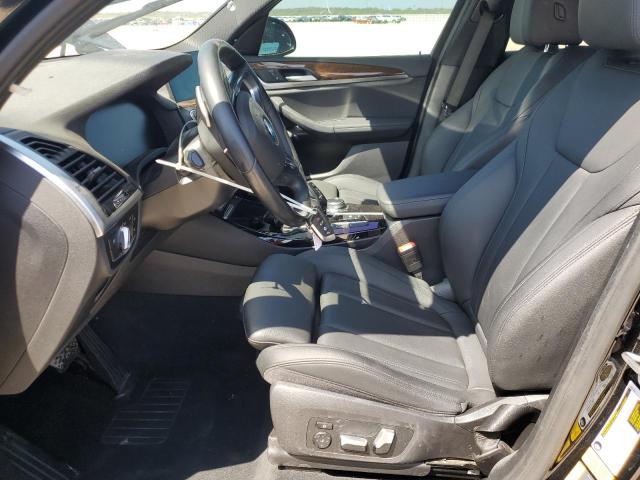 5UXTS1C09M9D71315 - 2021 BMW X3 XDRIVE30E BLACK photo 7