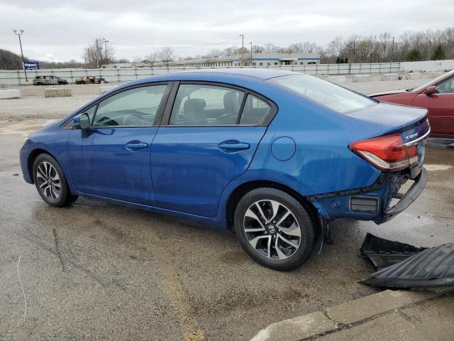19XFB2F91DE048819 - 2013 HONDA CIVIC EXL BLUE photo 2