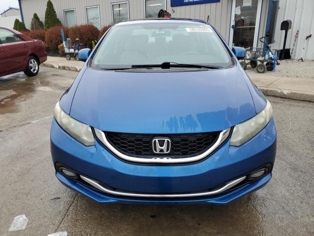 19XFB2F91DE048819 - 2013 HONDA CIVIC EXL BLUE photo 5