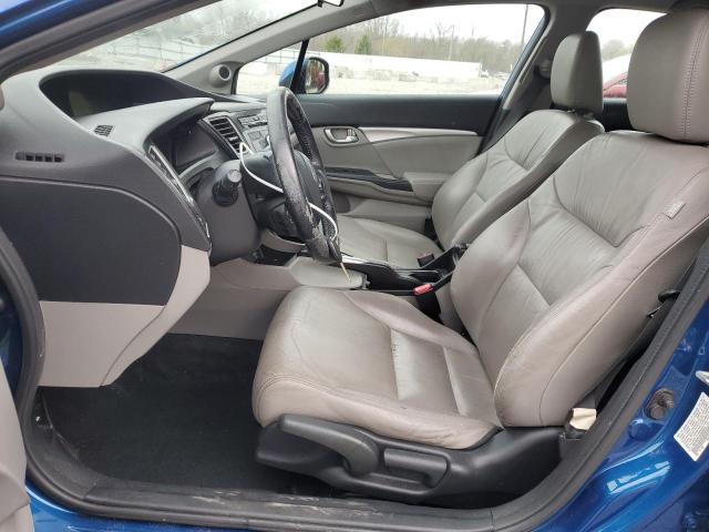 19XFB2F91DE048819 - 2013 HONDA CIVIC EXL BLUE photo 7