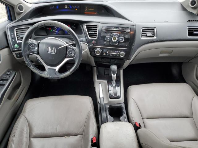 19XFB2F91DE048819 - 2013 HONDA CIVIC EXL BLUE photo 8