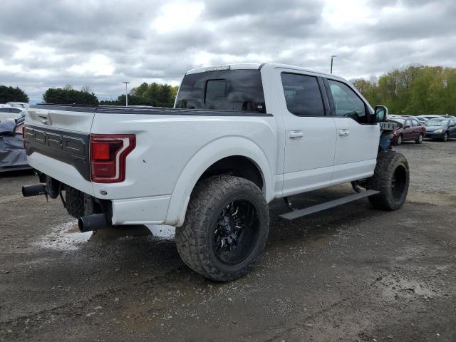 1FTFW1RGXJFD79442 - 2018 FORD F150 RAPTOR WHITE photo 3