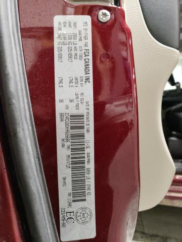 2C4RDGBGXHR626686 - 2017 DODGE GRAND CARA SE RED photo 13