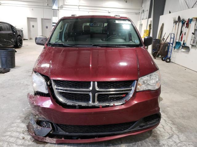 2C4RDGBGXHR626686 - 2017 DODGE GRAND CARA SE RED photo 5