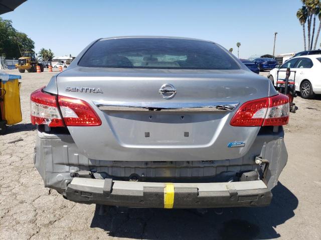 3N1AB7AP2DL771087 - 2013 NISSAN SENTRA S SILVER photo 6