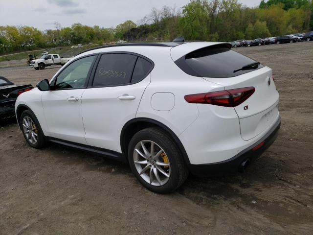 ZASPAKAN0K7C42077 - 2019 ALFA ROMEO STELVIO WHITE photo 2