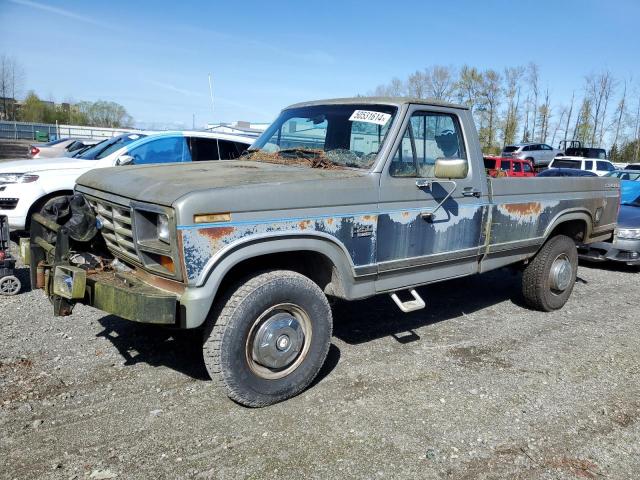 2FTHF26L7GCB14336 - 1986 FORD F250 GRAY photo 1