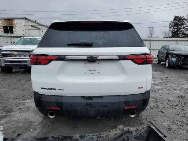 1GNEVJKW1NJ136516 - 2022 CHEVROLET TRAVERSE RS WHITE photo 6