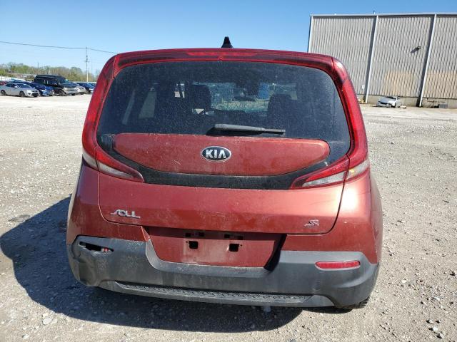 KNDJ23AU7L7059690 - 2020 KIA SOUL LX MAROON photo 6