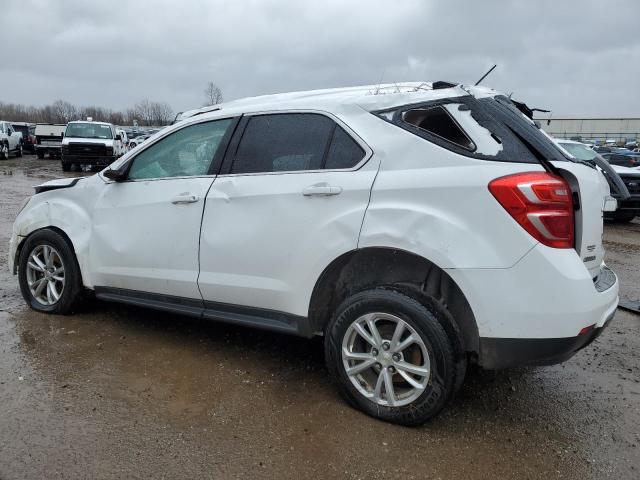 2GNALCEK6H1554464 - 2017 CHEVROLET EQUINOX LT WHITE photo 2