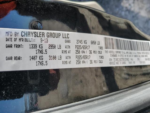 2C4RC1BG7ER157052 - 2014 CHRYSLER TOWN & COU TOURING 黑色 照片 13