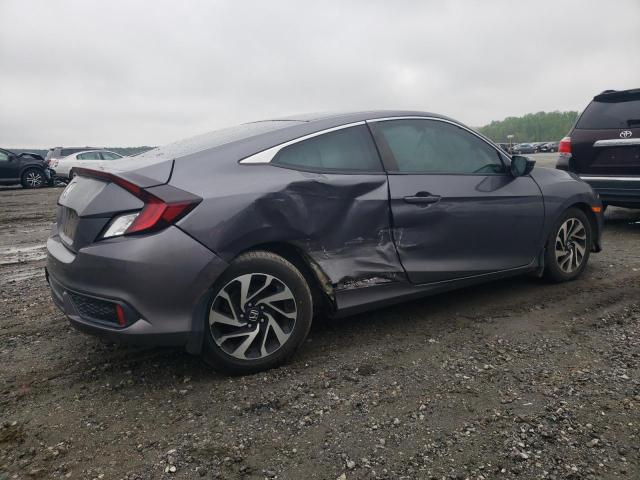 2HGFC4B55JH307048 - 2018 HONDA CIVIC LX GRAY photo 3