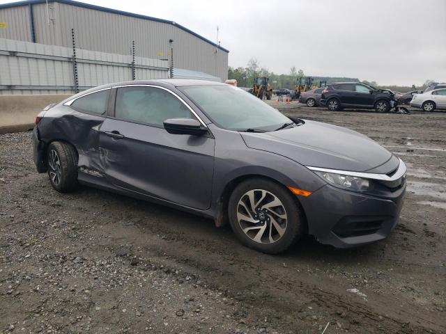 2HGFC4B55JH307048 - 2018 HONDA CIVIC LX GRAY photo 4