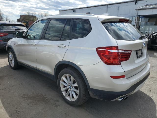 5UXWX9C53F0D45857 - 2015 BMW X3 XDRIVE28I SILVER photo 2