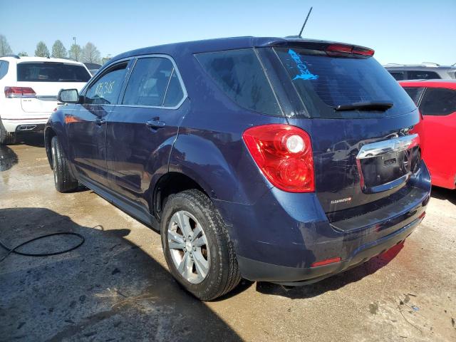 2GNALAEK5F1161914 - 2015 CHEVROLET EQUINOX LS BLUE photo 2