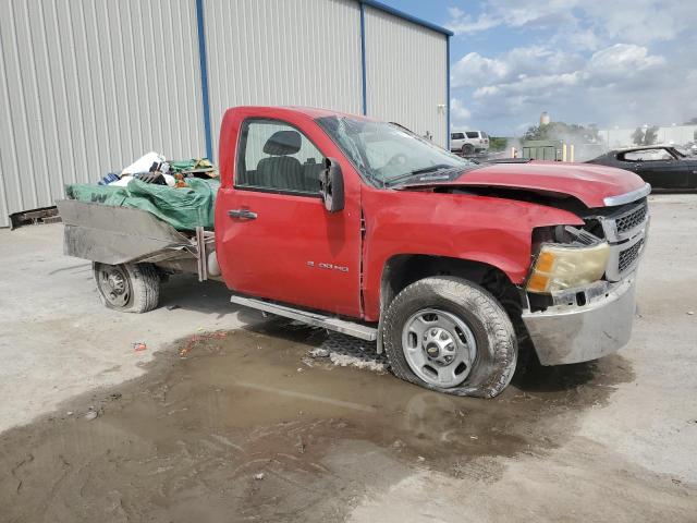 1GC0CVCG9BF205653 - 2011 CHEVROLET SILVERADO C2500 HEAVY DUTY RED photo 4