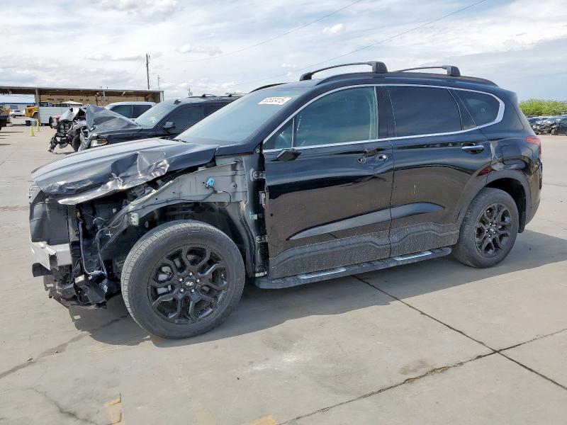5NMS64AJXNH477015 - 2022 HYUNDAI SANTA FE SEL Черный фото 1