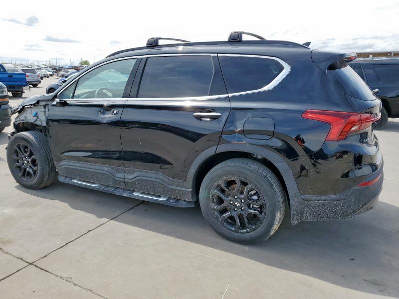 5NMS64AJXNH477015 - 2022 HYUNDAI SANTA FE SEL Черный фото 2
