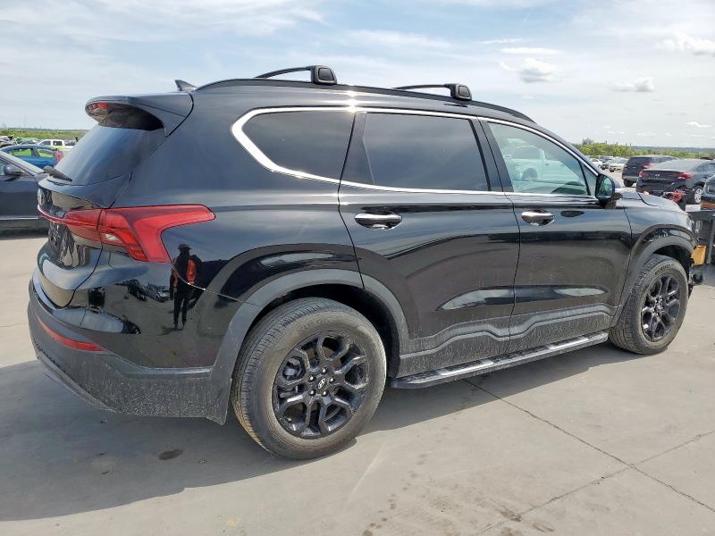 5NMS64AJXNH477015 - 2022 HYUNDAI SANTA FE SEL Черный фото 3