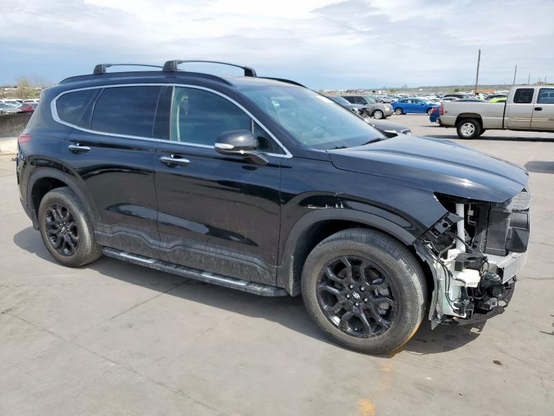 5NMS64AJXNH477015 - 2022 HYUNDAI SANTA FE SEL Черный фото 4