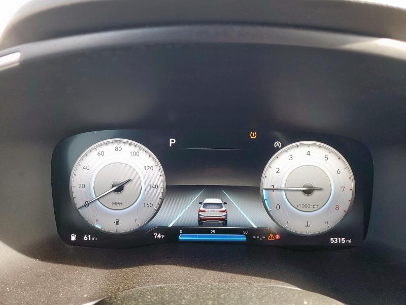 5NMS64AJXNH477015 - 2022 HYUNDAI SANTA FE SEL Черный фото 9