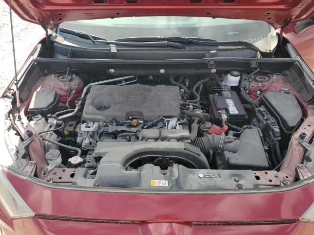 2T3H1RFV3KC011436 - 2019 TOYOTA RAV4 LE RED photo 11