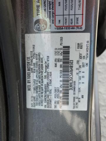 3LNHL2GC5AR648503 - 2010 LINCOLN MKZ BLUE photo 12