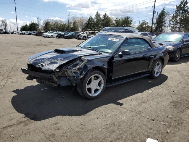 1FAFP45X71F148203 - 2001 FORD MUSTANG GT BLACK photo 1