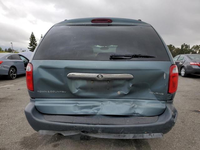 2C4GP54L05R157858 - 2005 CHRYSLER TOWN & COU TOURING TEAL photo 6
