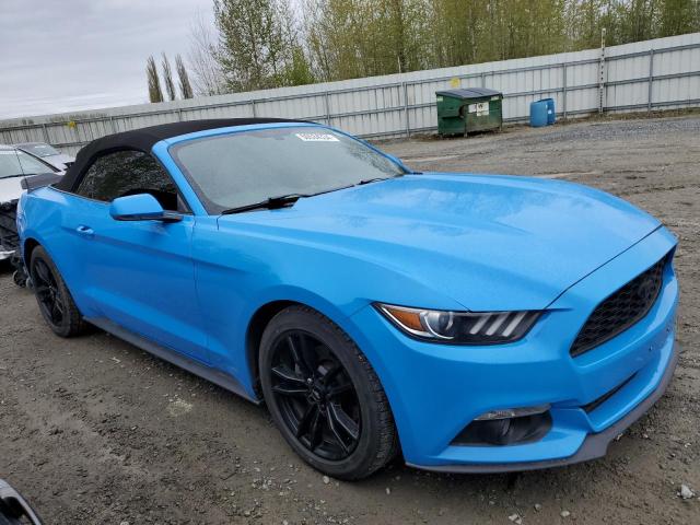 1FATP8UH3H5278791 - 2017 FORD MUSTANG BLUE photo 4