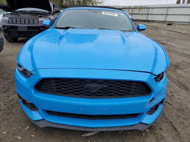 1FATP8UH3H5278791 - 2017 FORD MUSTANG BLUE photo 5