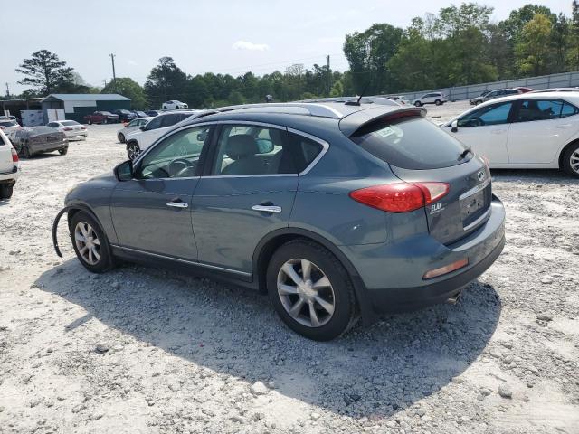 JNKAJ09F68M354990 - 2008 INFINITI EX35 BASE Կապույտ լուսանկար 2