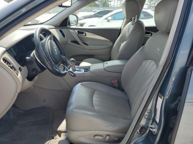 JNKAJ09F68M354990 - 2008 INFINITI EX35 BASE BLUE photo 7