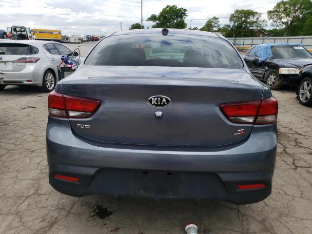 3KPA24AD9LE329928 - 2020 KIA RIO LX GRAY photo 6